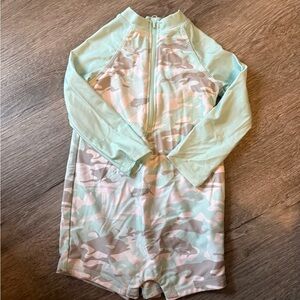 Crown & Ivy Baby Mint Green Swimsuit